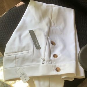 Loft brand new white sailor style pants
